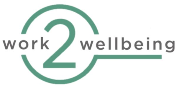 A logo showing the text "Work2Wellbeing".